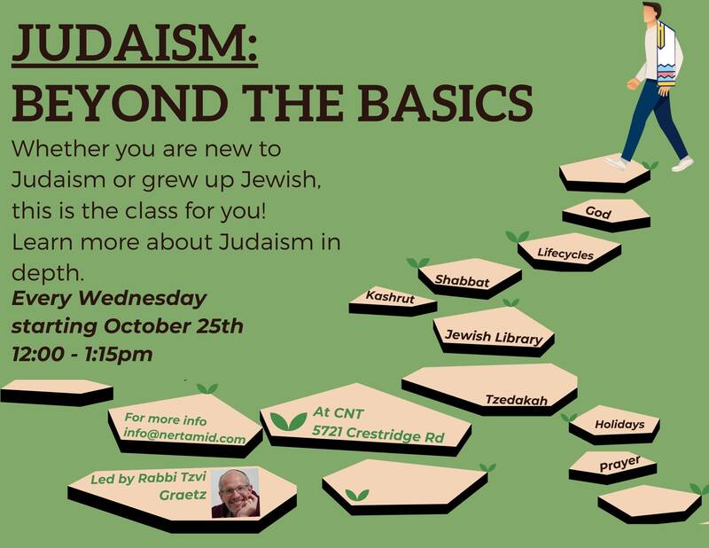 Banner Image for Judaism: Beyond The Basics with Rabbi Graetz